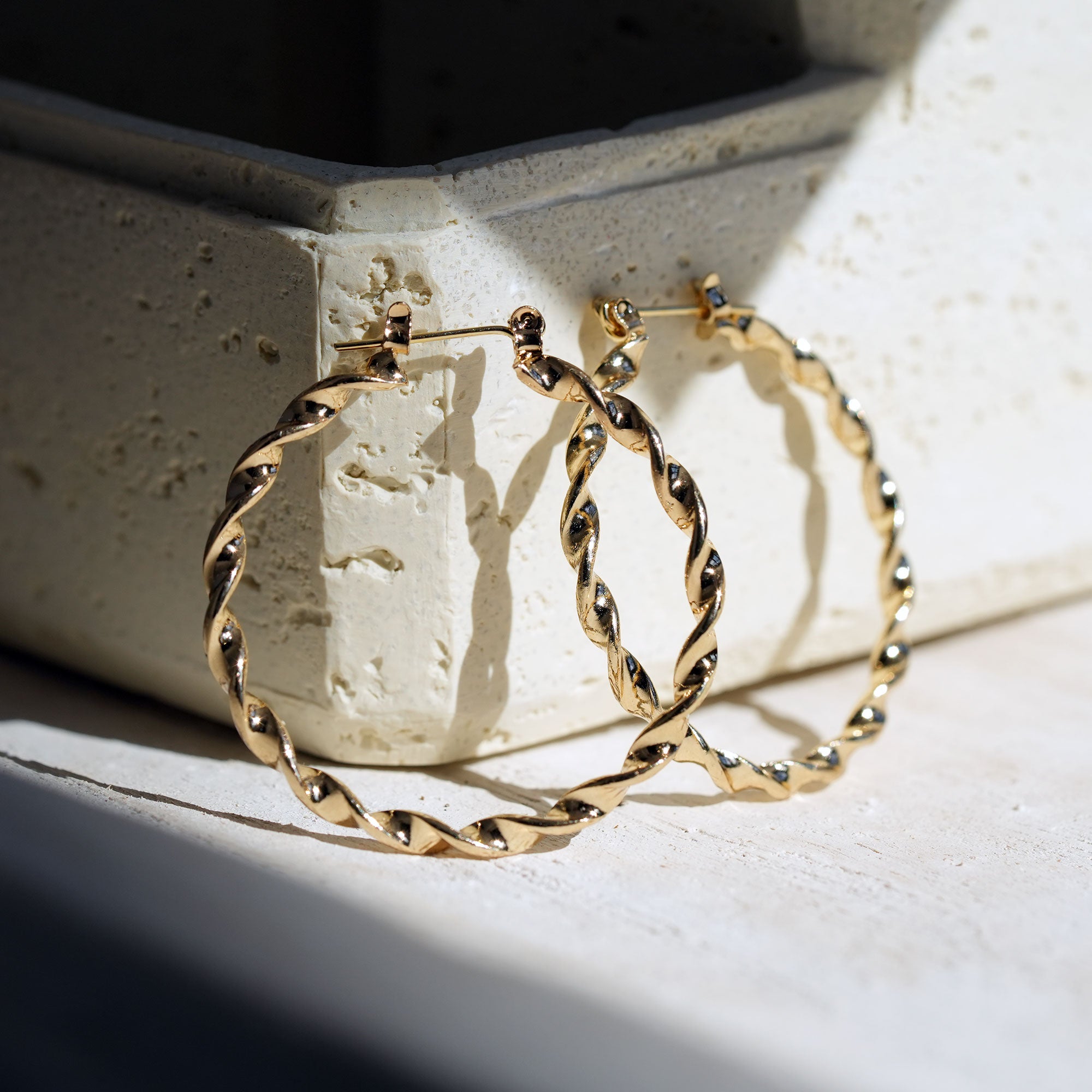 The Twisted Hoop Earring