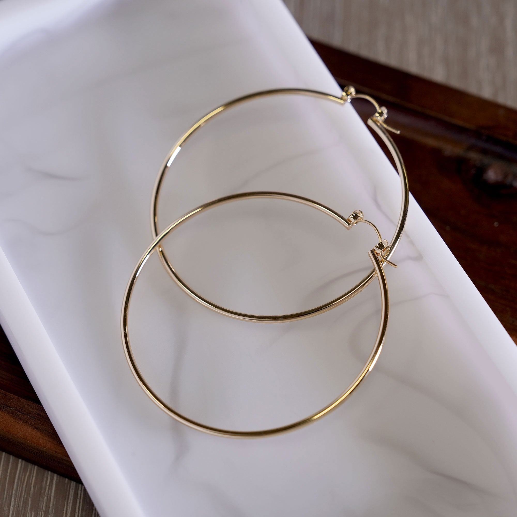 The Simple Hoop Earrings