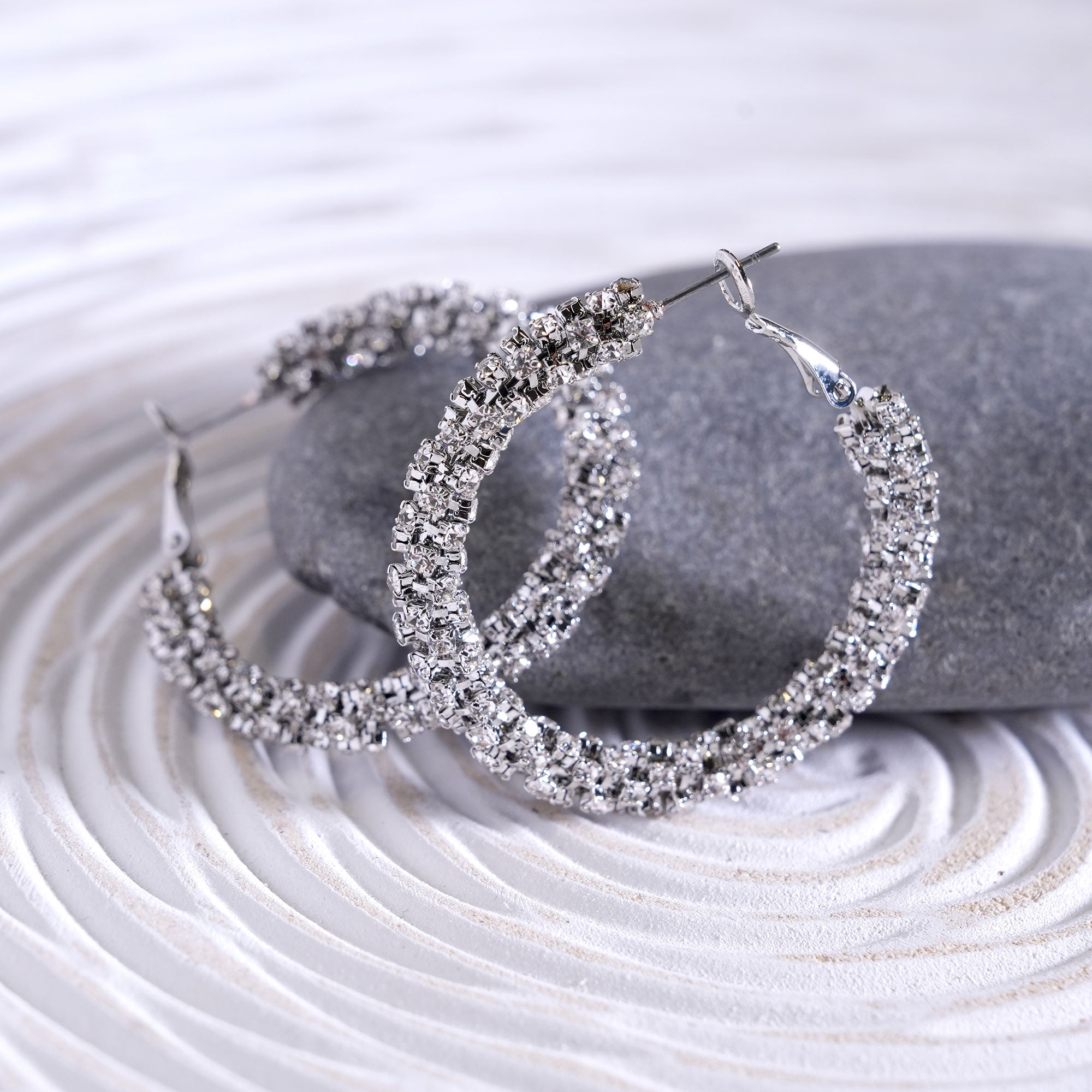 The Pavé Hoop Earring